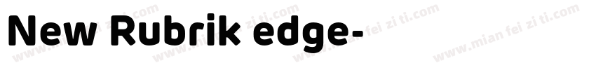 New Rubrik edge字体转换